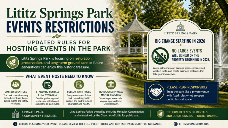Navigating Lititz Springs Park Events Restrictions: What You Need to Know